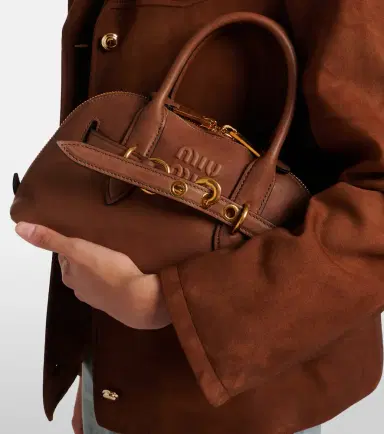 Miu Miu Adventure leather tote bag | Thumbnail 5 Miu Miu Adventure leather tote bag | Thumbnail 5