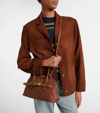 Miu Miu Adventure leather tote bag | Thumbnail 7 Miu Miu Adventure leather tote bag | Thumbnail 7