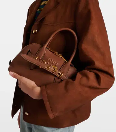 Miu Miu Adventure leather tote bag | Thumbnail 8 Miu Miu Adventure leather tote bag | Thumbnail 8