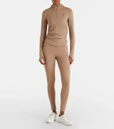Adidas by Stella McCartney Logo technical half-zip hoodie | Thumbnail 2