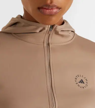 Adidas by Stella McCartney Logo technical half-zip hoodie | Thumbnail 4
