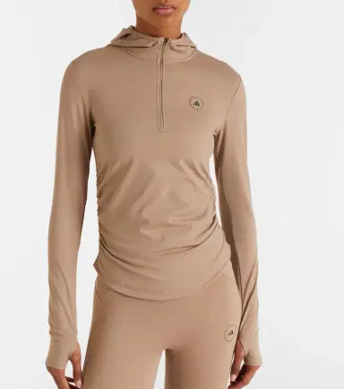 Adidas by Stella McCartney Logo technical half-zip hoodie | Thumbnail 7