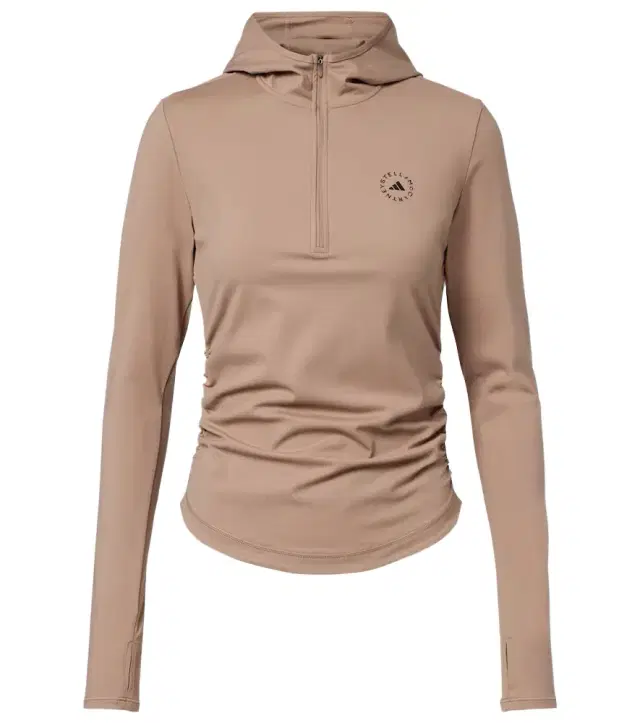 Adidas by Stella McCartney Logo technical half-zip hoodie