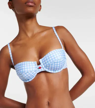 Bananhot Esme gingham bikini top | Thumbnail 4
