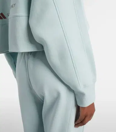 Adidas by Stella McCartney aSMC Cro cotton-blend jersey hoodie | Thumbnail 2