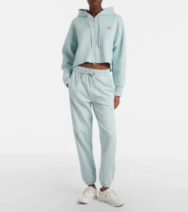 Adidas by Stella McCartney aSMC Cro cotton-blend jersey hoodie | Thumbnail 3