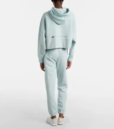 Adidas by Stella McCartney aSMC Cro cotton-blend jersey hoodie | Thumbnail 4