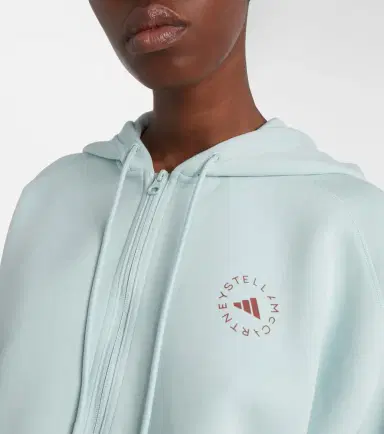 Adidas by Stella McCartney aSMC Cro cotton-blend jersey hoodie | Thumbnail 5