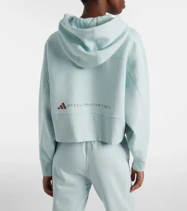 Adidas by Stella McCartney aSMC Cro cotton-blend jersey hoodie | Thumbnail 7