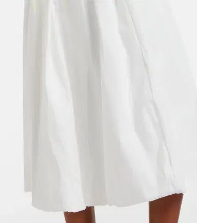 Bananhot Alba cotton poplin midi skirt | Thumbnail 2