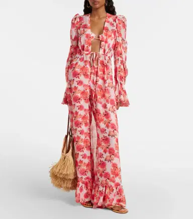 Bananhot Berta floral beach cover-up | Thumbnail 7