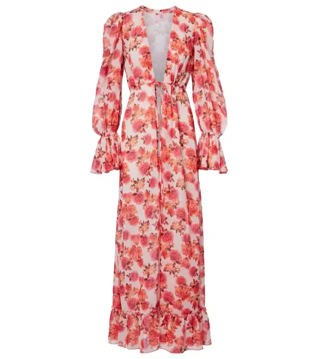 Bananhot Berta floral beach cover-up