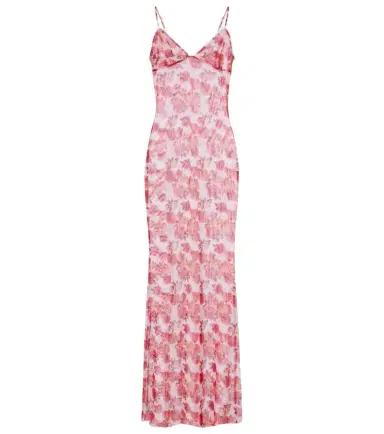 Bananhot Solay floral lace-trimmed maxi dress | Thumbnail 1