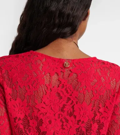 Bananhot Millie cotton and brocade lace minidress | Thumbnail 4 Bananhot Millie cotton and brocade lace minidress | Thumbnail 4