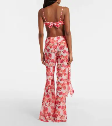 Bananhot Bowie floral flared pants | Thumbnail 2