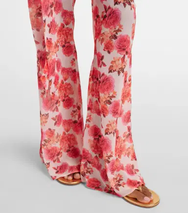 Bananhot Bowie floral flared pants | Thumbnail 3
