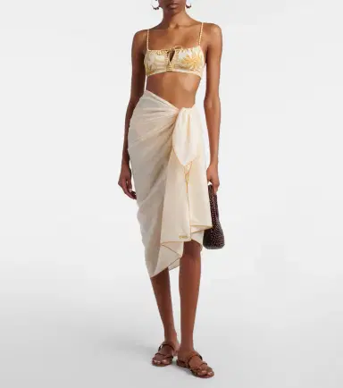 Eres Cabine cotton beach cover-up | Thumbnail 3
