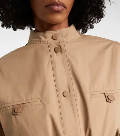 Yves Salomon Belted cotton jacket | Thumbnail 3 Yves Salomon Belted cotton jacket | Thumbnail 3