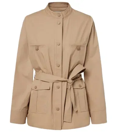 Yves Salomon Belted cotton jacket | Thumbnail 1 Yves Salomon Belted cotton jacket | Thumbnail 1