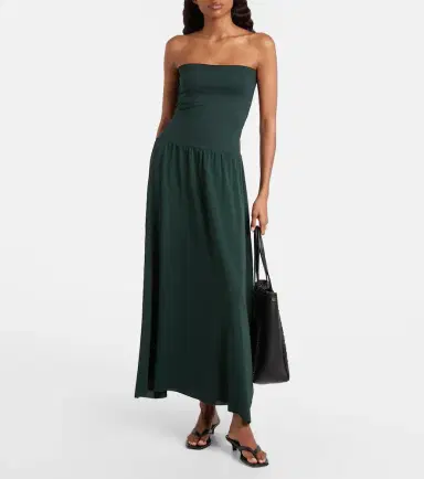 Eres Oda jersey crêpe maxi dress | Thumbnail 3 Eres Oda jersey crêpe maxi dress | Thumbnail 3