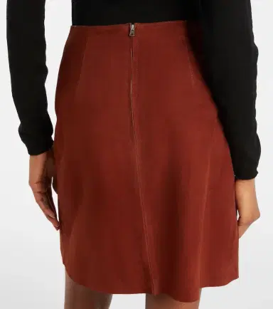 Yves Salomon Suede miniskirt | Thumbnail 3
