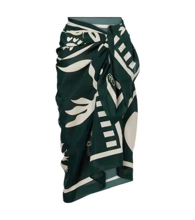 Mandara cotton and silk beach cover-up