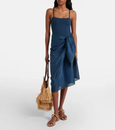 Eres Cabine cotton beach cover-up | Thumbnail 4