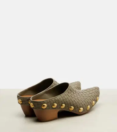 Bottega Veneta Gondola Intrecciato studded leather clogs | Thumbnail 2 Bottega Veneta Gondola Intrecciato studded leather clogs | Thumbnail 2