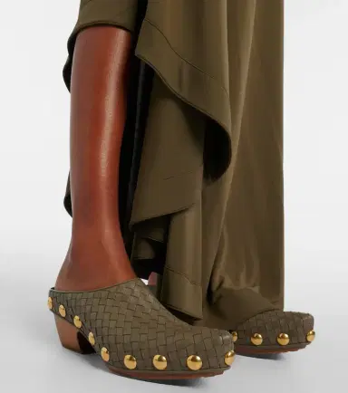 Bottega Veneta Gondola Intrecciato studded leather clogs | Thumbnail 5 Bottega Veneta Gondola Intrecciato studded leather clogs | Thumbnail 5
