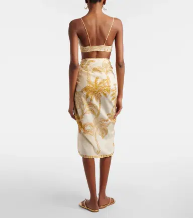 Eres Jungle printed cotton and silk beach cover-up | Thumbnail 3 Eres Jungle printed cotton and silk beach cover-up | Thumbnail 3