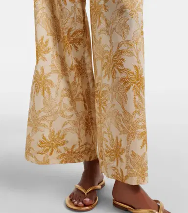 Eres Itinerant printed cotton wide-leg pants | Thumbnail 4