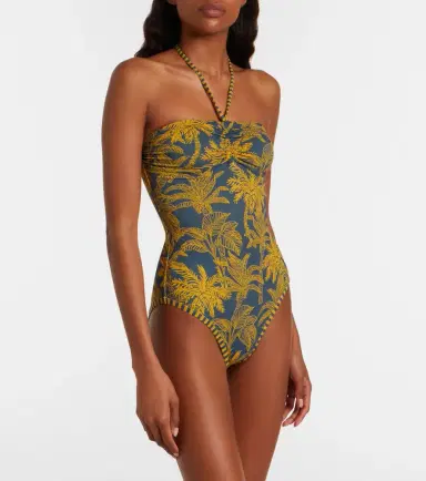 Eres Ailleurs printed halterneck swimsuit | Thumbnail 5