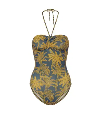 Eres Ailleurs printed halterneck swimsuit | Thumbnail 1
