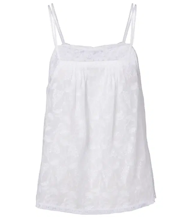 Eres Amande floral cotton-blend voile camisole