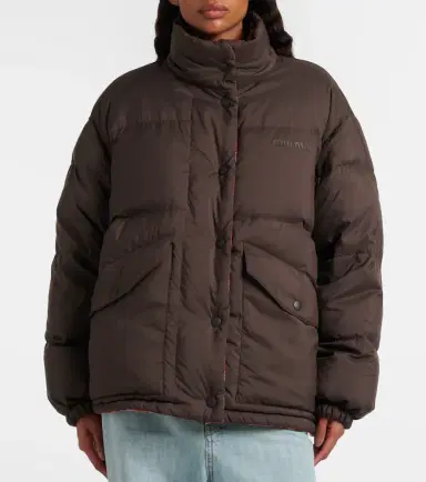 Miu Miu Reversible down jacket | Thumbnail 5 Miu Miu Reversible down jacket | Thumbnail 5