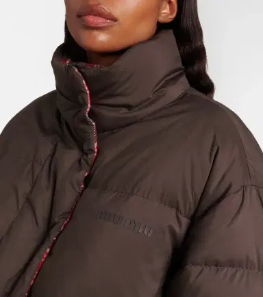 Miu Miu Reversible down jacket | Thumbnail 6 Miu Miu Reversible down jacket | Thumbnail 6