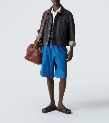 Kiton Linen shorts | Thumbnail 4