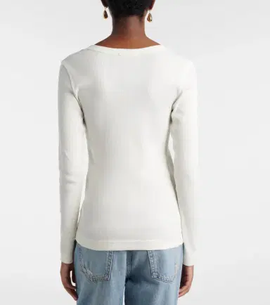 Dolce & Gabbana Ribbed cotton Henley shirt | Thumbnail 3