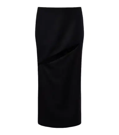 Jil Sander Cutout wool and mohair midi skirt | Thumbnail 1 Jil Sander Cutout wool and mohair midi skirt | Thumbnail 1
