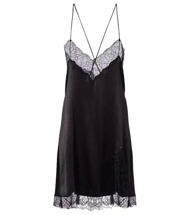 Dolce & Gabbana Silk and cotton-blend satin slip dress