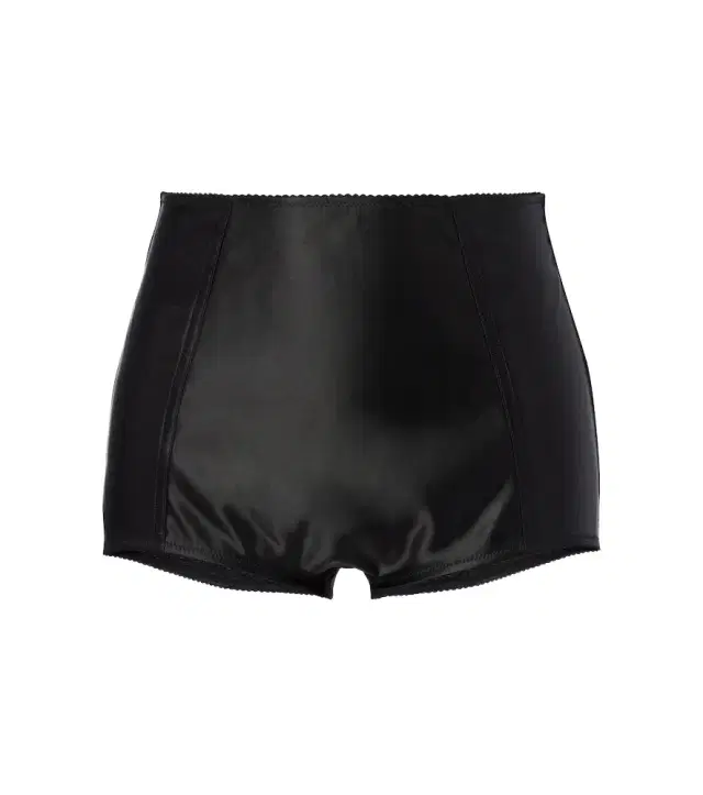 Satin micro shorts