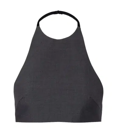 Jil Sander Halterneck virgin wool crop top | Thumbnail 1 Jil Sander Halterneck virgin wool crop top | Thumbnail 1