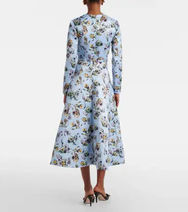 Emilia Wickstead Capucine floral midi dress | Thumbnail 2 Emilia Wickstead Capucine floral midi dress | Thumbnail 2
