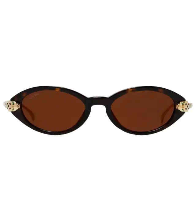 Cartier Eyewear Collection Panthère De Cartier oval sunglasses