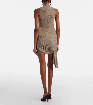 Magda Butrym Floral-appliqué ruched minidress | Thumbnail 2