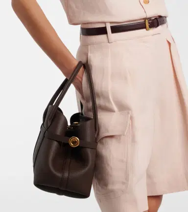 Loro Piana Ghiera Small leather shopper | Thumbnail 6 Loro Piana Ghiera Small leather shopper | Thumbnail 6