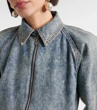 Magda Butrym Denim blouson jacket | Thumbnail 2 Magda Butrym Denim blouson jacket | Thumbnail 2