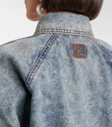 Magda Butrym Denim blouson jacket | Thumbnail 3 Magda Butrym Denim blouson jacket | Thumbnail 3