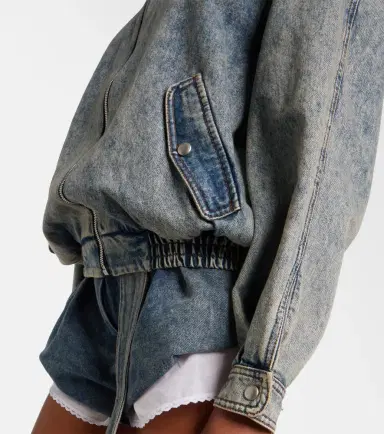 Magda Butrym Denim blouson jacket | Thumbnail 4 Magda Butrym Denim blouson jacket | Thumbnail 4