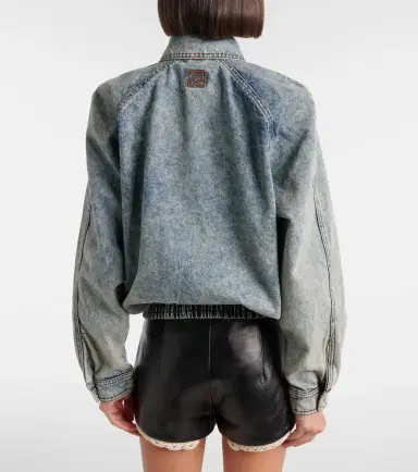 Magda Butrym Denim blouson jacket | Thumbnail 6 Magda Butrym Denim blouson jacket | Thumbnail 6